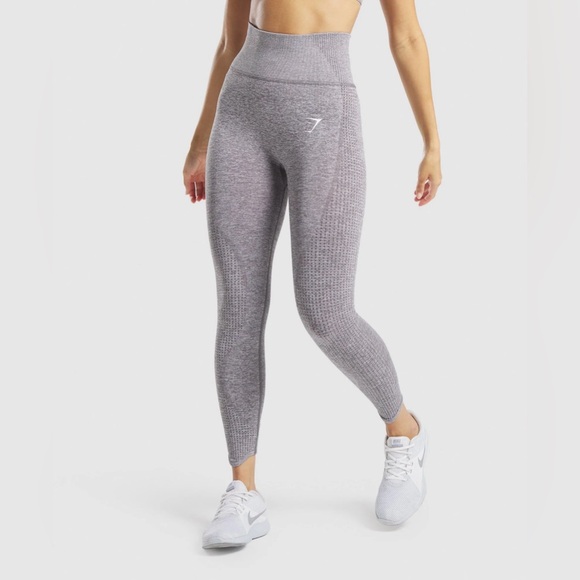 Gymshark Pants - Gymshark Vital Seamless Leggings – Smokey Grey Marl – Size Medium